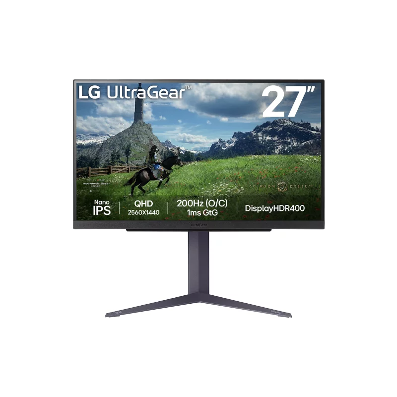 Image : LG 27GS85Q-B UltraGear Plat 27'' Ecran PC Gamer