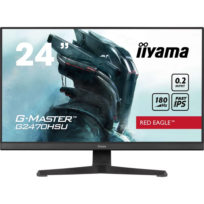 Image : IIYAMA G-Master G2470HSU-B6 Plat 24'' Fast IPS