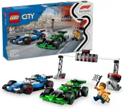 LEGO City 60474 Grille de départ de F1 avec des voitures VCARB et Sauber