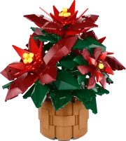 Image : LEGO 10370 L'étoile de Noël The Botanical Collection