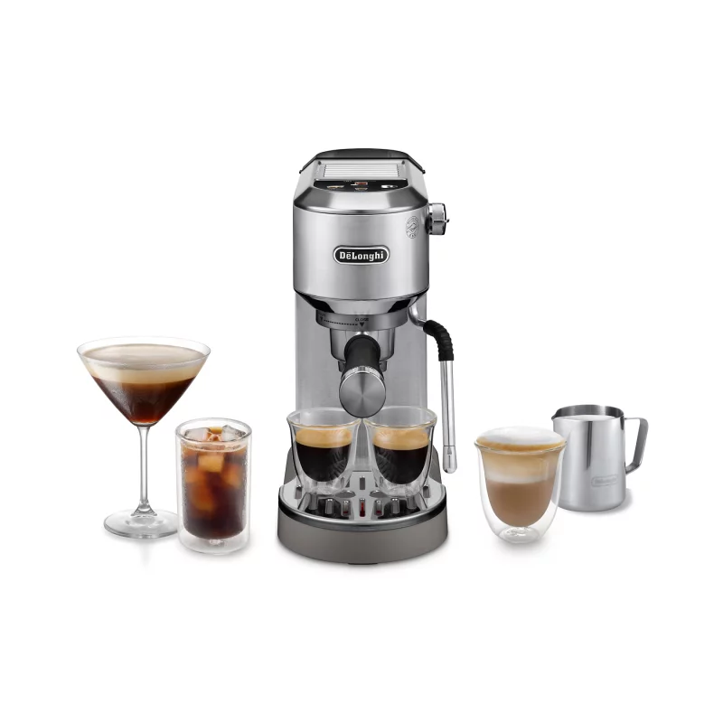 Image : DELONGHI Dedica Duo EC890.M - Metal Machine à expresso