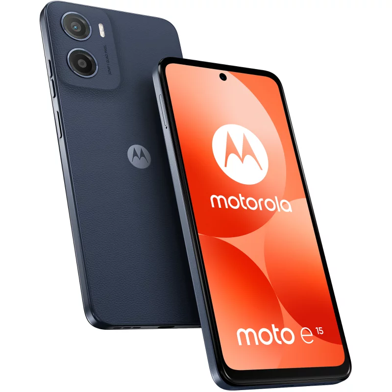 Image : MOTOROLA E15 Bleu denim 64Go Smartphone