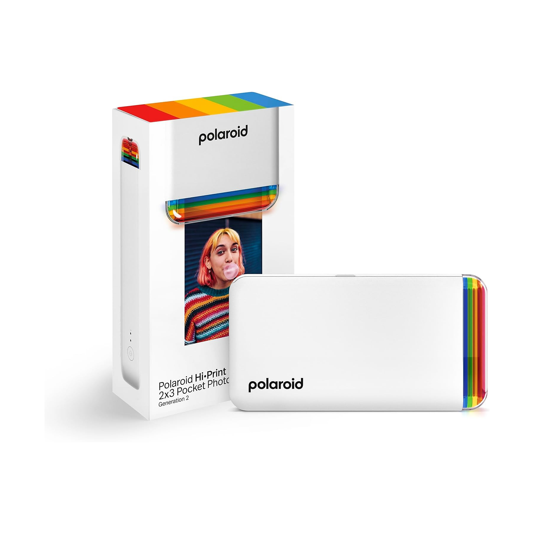 Image : Polaroid Hi-Print 2x3 Génération 2 Blanc Imprimante photo de poche