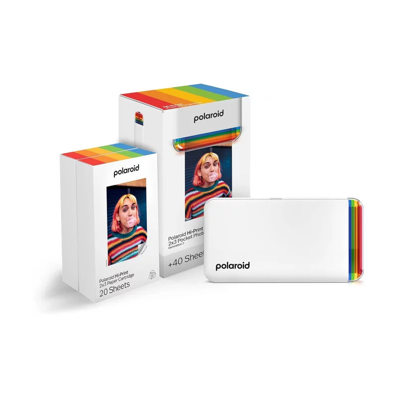 Image : Polaroid Hi-Print Everything Box Génération 2 + 40 feuilles Blanc
