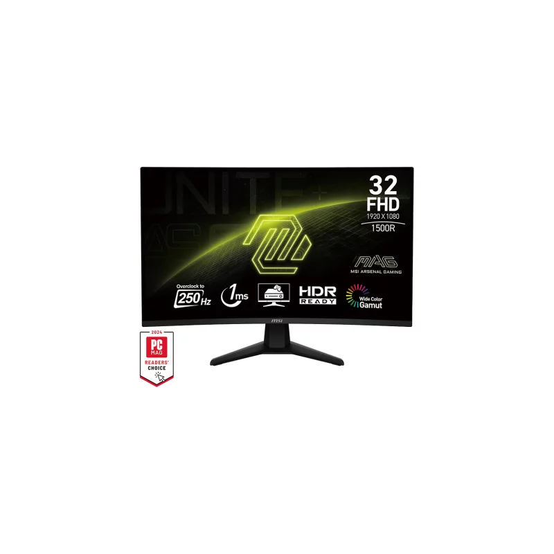 Image : MSI MAG 32C6X Incurvé 32'' VA Ecran PC Gamer