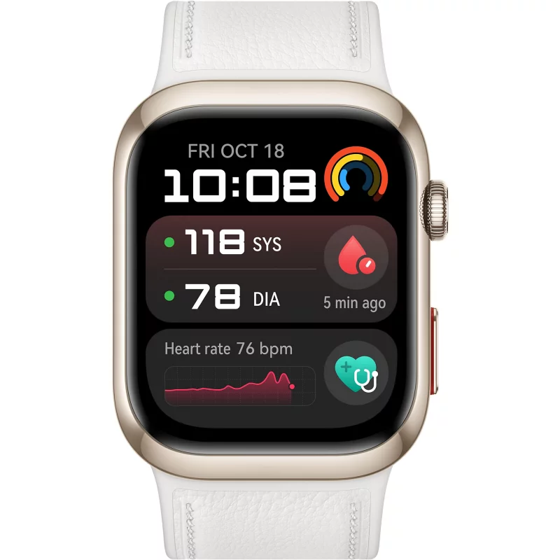 Image : HUAWEI Watch D2 Cuir Blanc Montre connectée