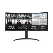 LG UltraWide 34WR55QK-B 34'' VA Ecran PC Gamer