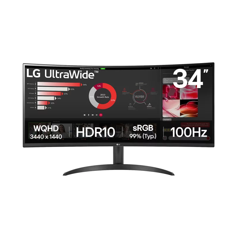Image : LG UltraWide 34WR50QK-B 34'' VA Ecran PC