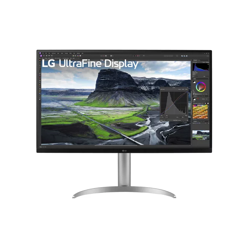Image : LG UltraFine 32UQ850V-W Plat 32'' IPS Ecran PC 4K
