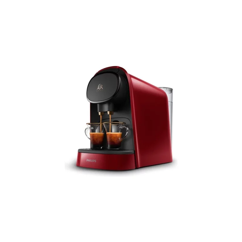 Image : PHILIPS L'Or Barista LM8012/51 - Rouge + 9 capsules