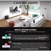 Image : SONY Theatre System 6 Barre de son