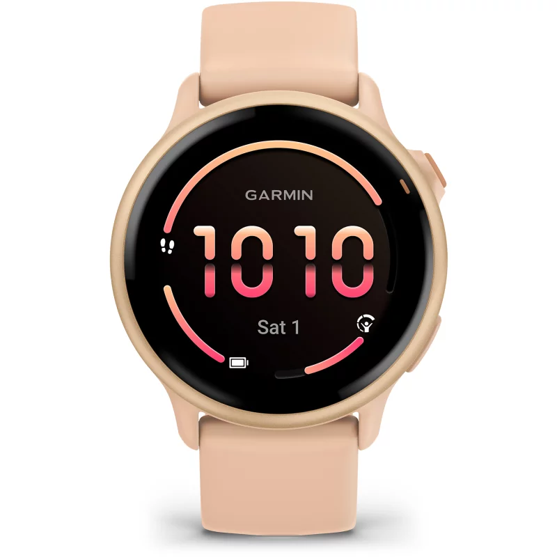 Image : GARMIN Vivoactive 6 rose pêche Montre sport