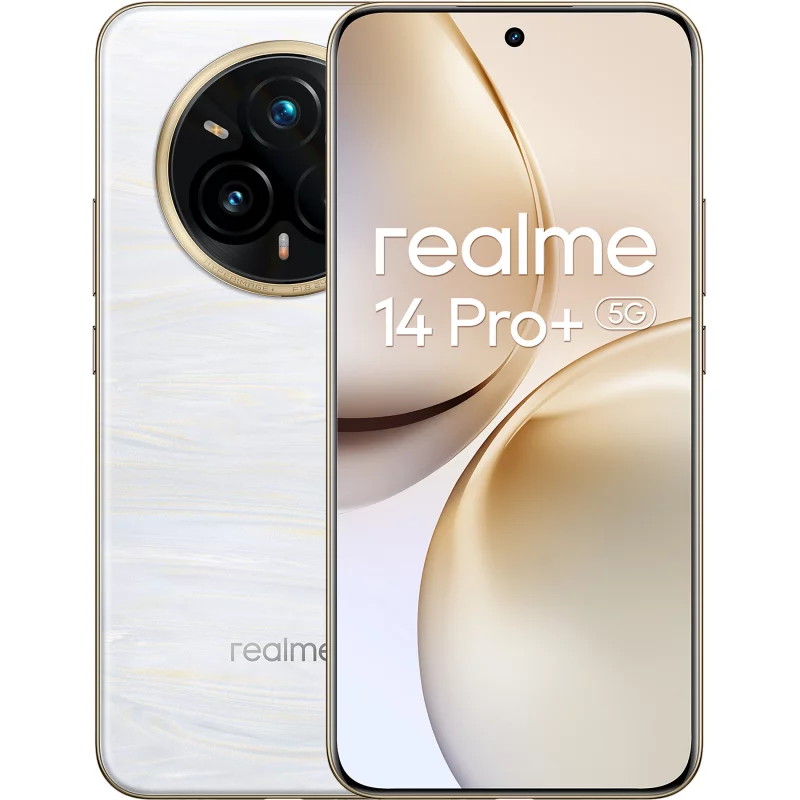 Image : REALME 14 Pro Plus Blanc Nacré 512Go 5G Smartphone