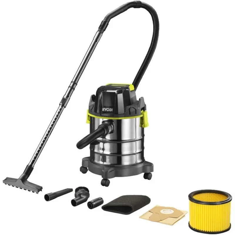 Image : RYOBI R18WDV-0 Aspirateur eau et poussière 18V ONE+