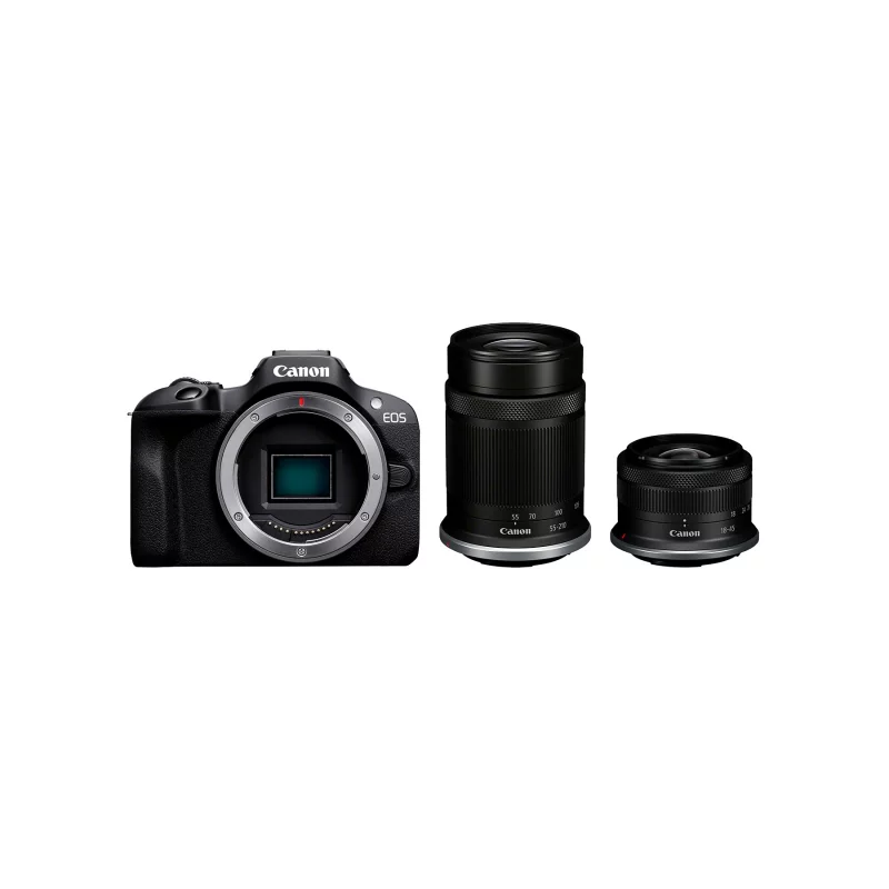 Image : CANON EOS R100+RF-S 18-45 IS STM+RF-S 55-210mm
