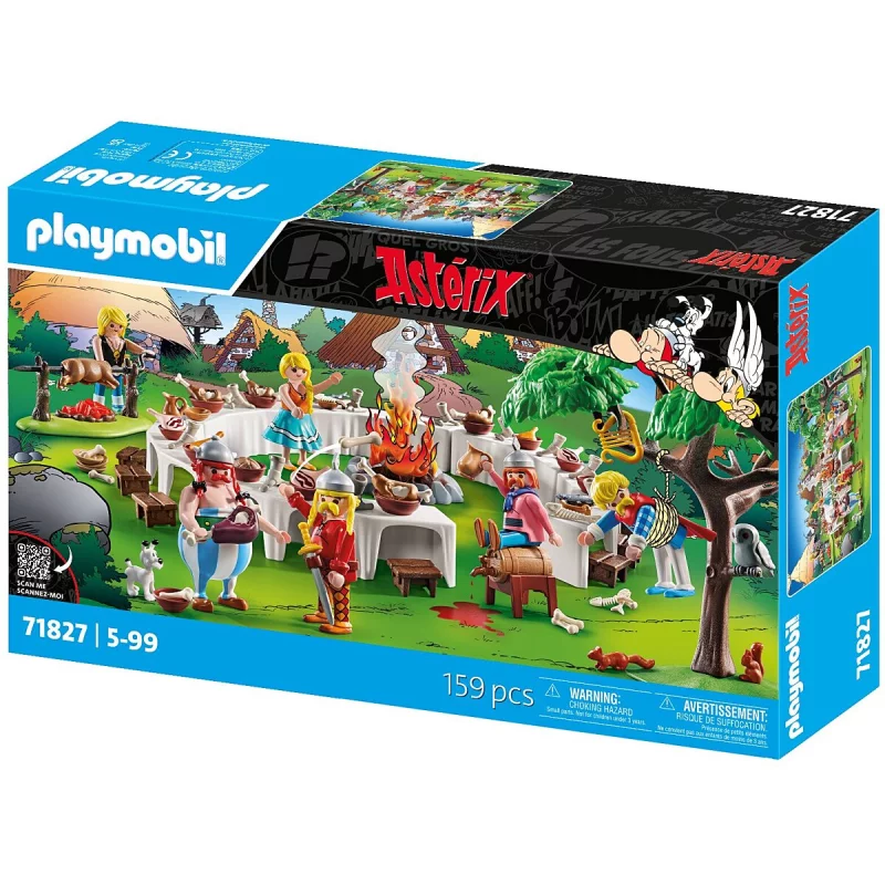 Image : Playmobil 71827 Le banquet village personnages Astérix