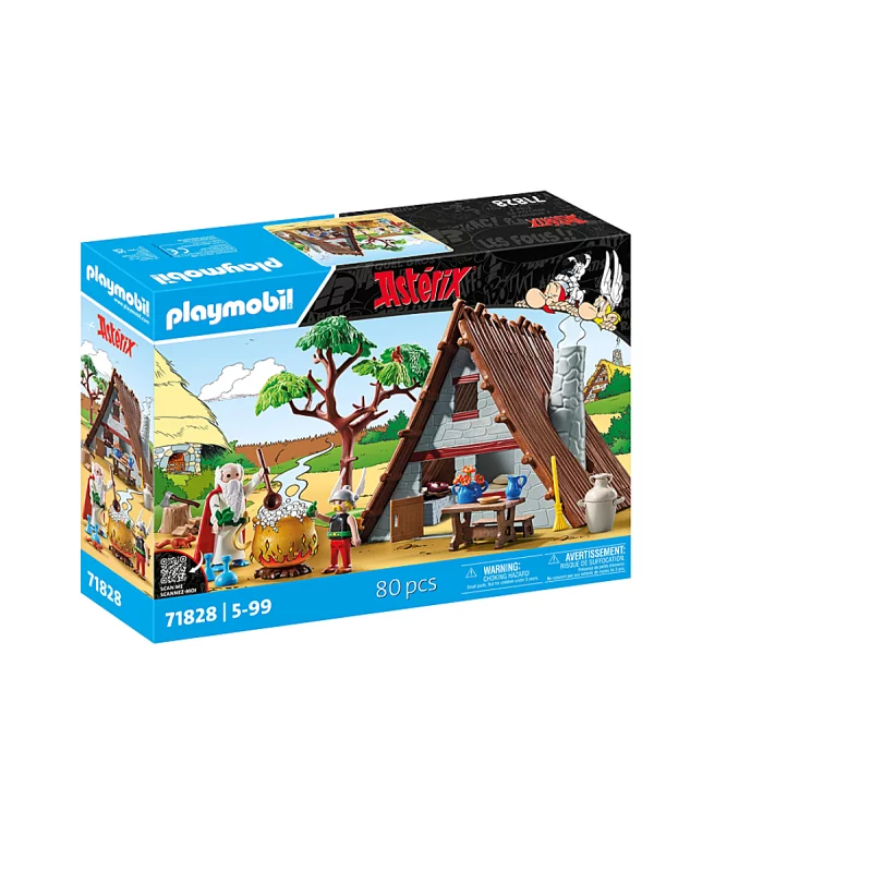 Image : Playmobil 71828 Hutte d'Astérix avec Panoramix Astérix