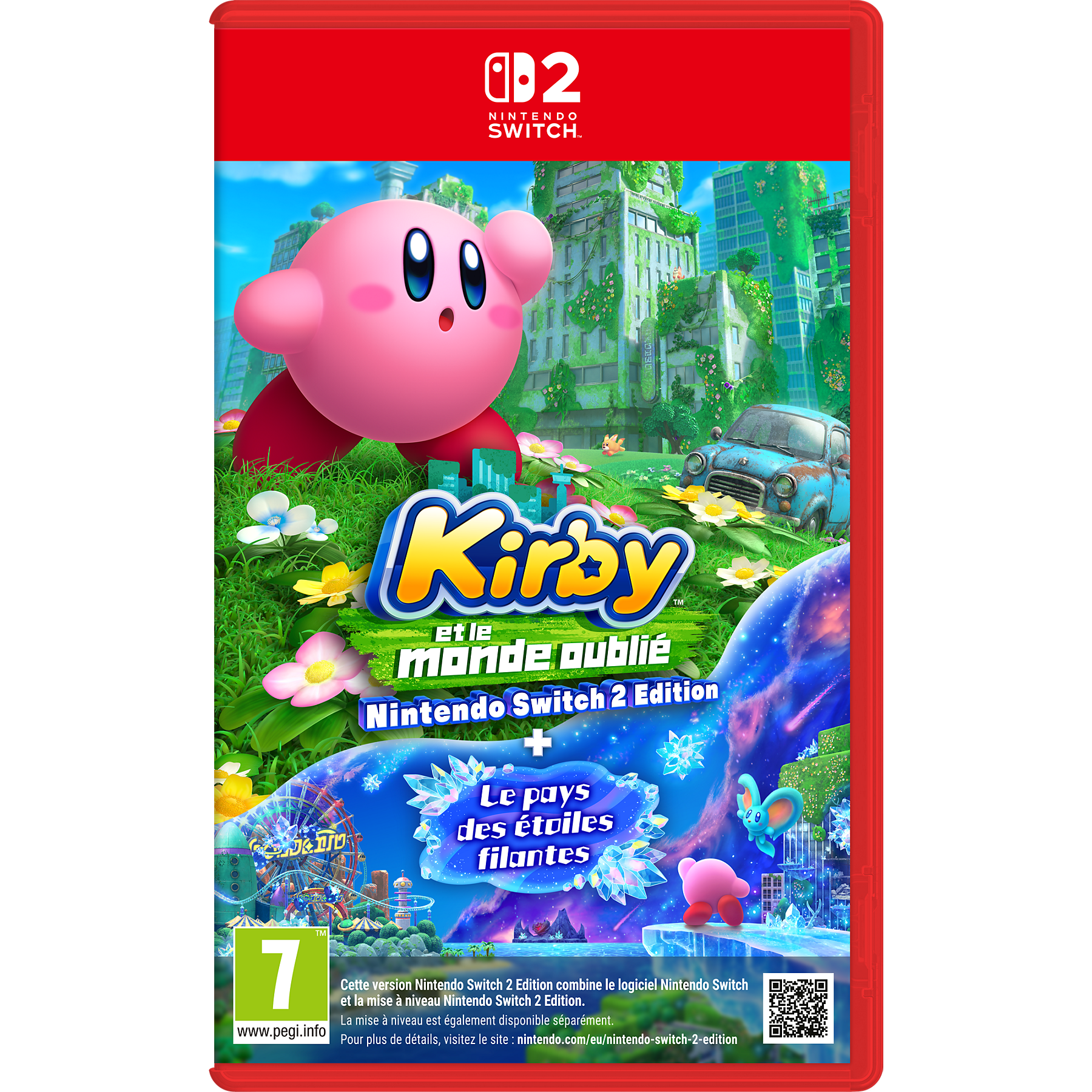 Image : Kirby et le monde oublié Nintendo Switch 2 Edition + Le pays des étoiles filantes