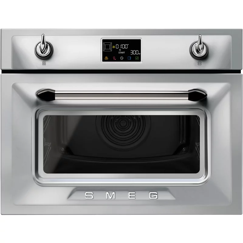 Image : SMEG SO4902M1X Four micro onde combiné