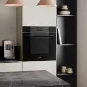 Image : SMEG SO6102M2B3 Four micro onde combiné