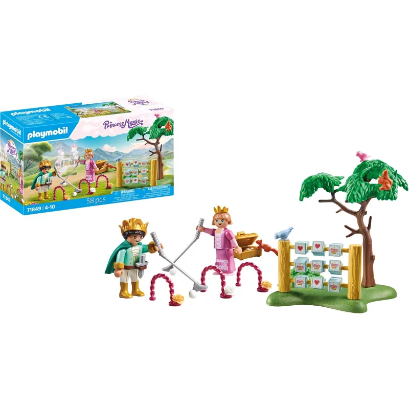 Image : Playmobil 71849 Jeux de jardin royal avec enfants Princess Magic