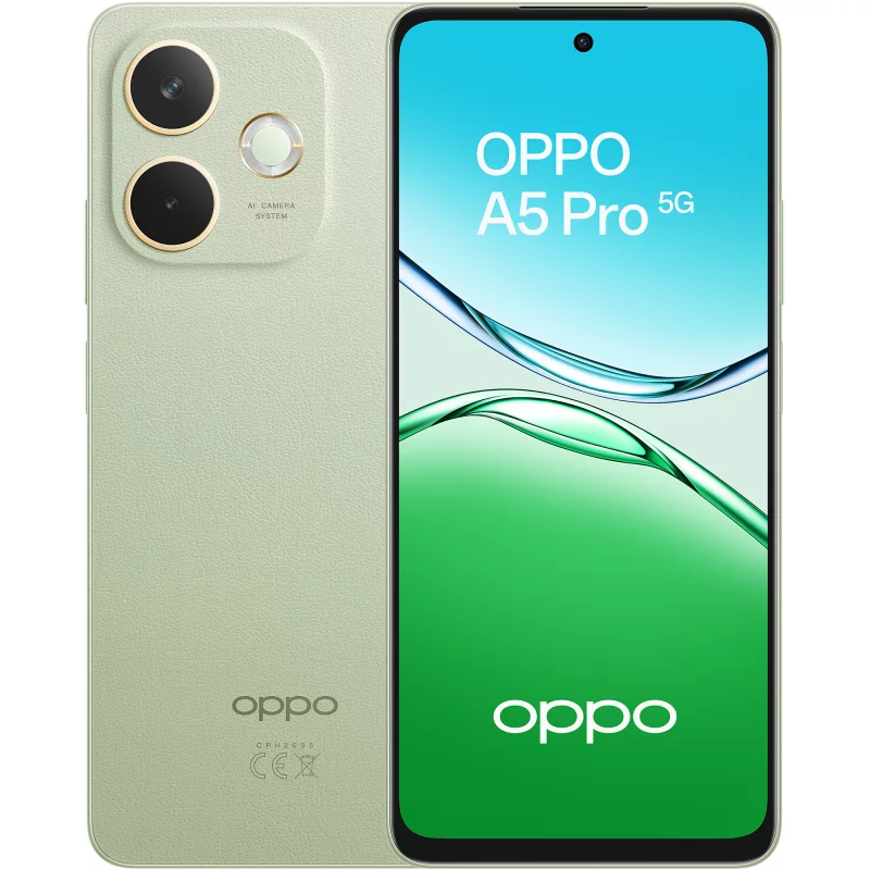 Image : OPPO A5 Pro 256Go Vert Olive 5G