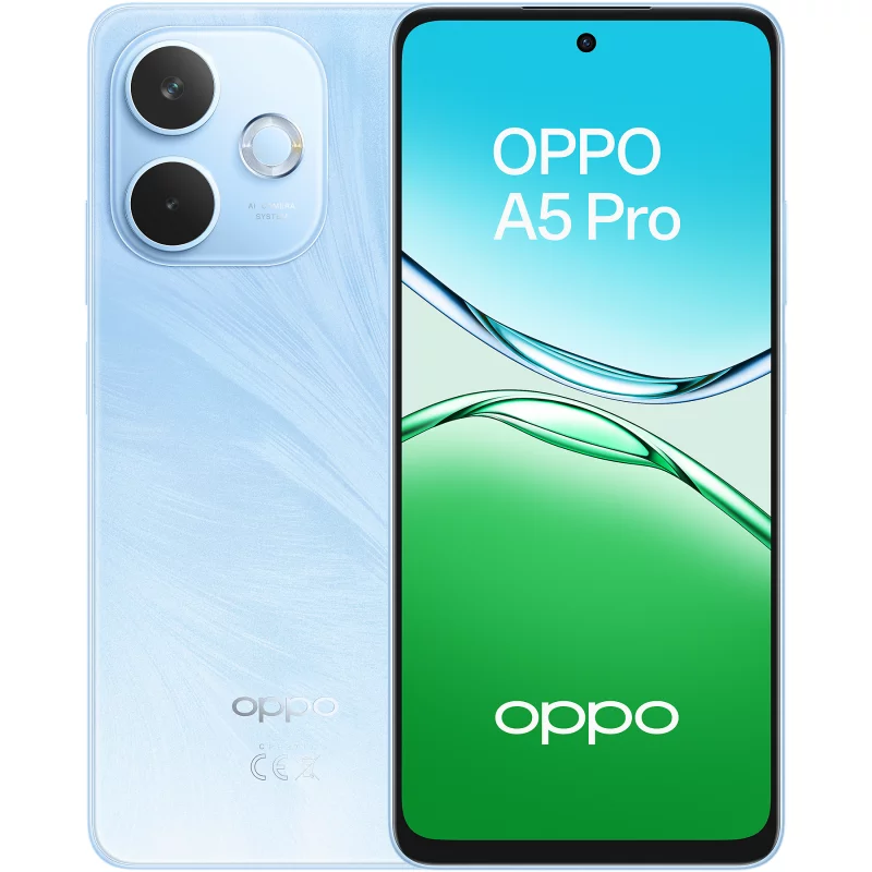 Image : OPPO A5 Pro 256Go Bleu Plume