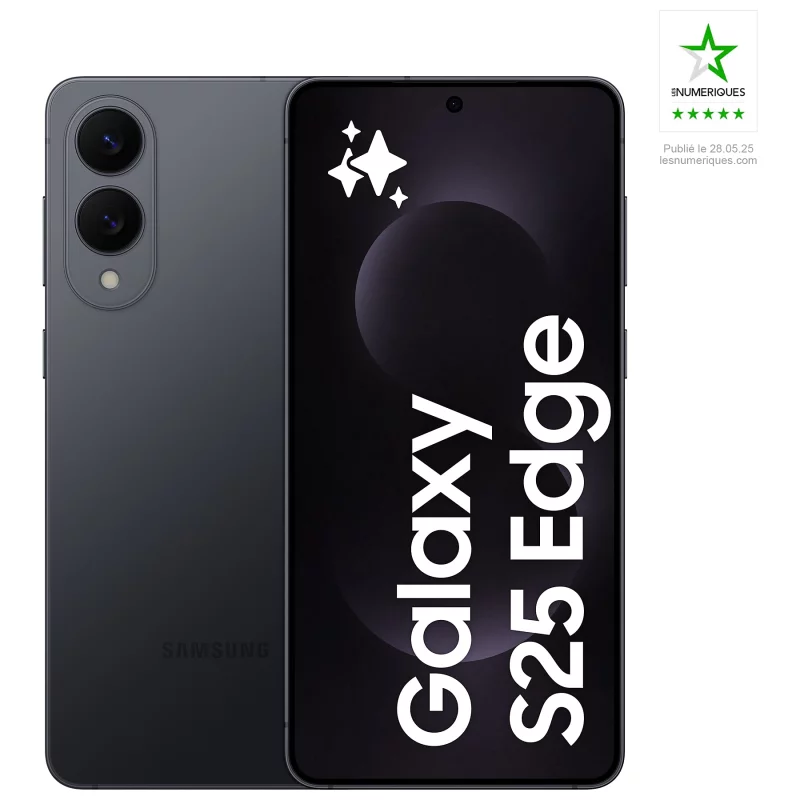 Image : SAMSUNG Galaxy S25 Edge Noir Titane 256Go
