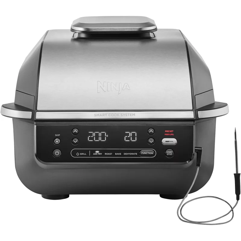 Image : NINJA EG351 Foodi Air Grill Smart 4 pers 5.7L Grille-viande
