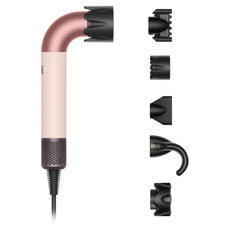 Image : DYSON Supersonic R cheveux raides à ondulés rose céramique