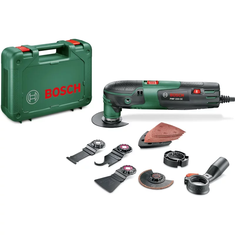 Image : Bosch PMF 220 CE Set Outil multifonction vert