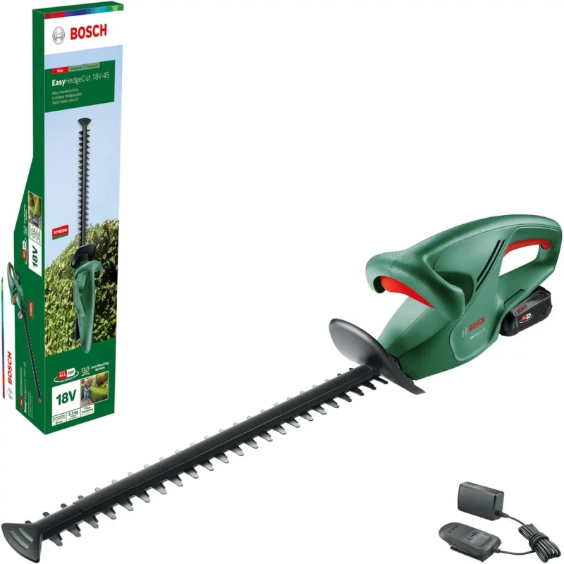 Image : Bosch EasyHedgeCut 18-45 Taille-haie sans fil avec batterie 18 V 0600849H02