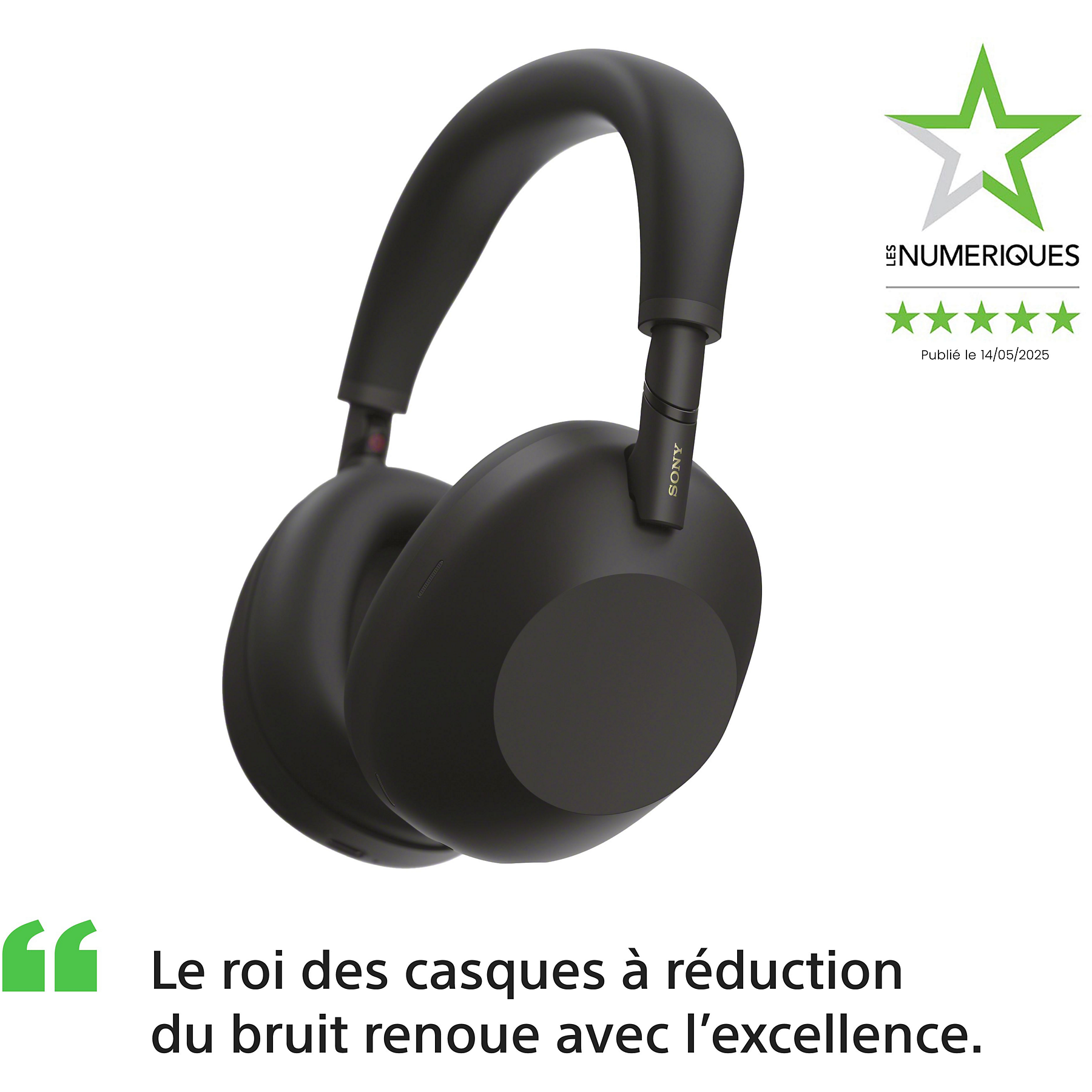 Image : SONY WH-1000XM6 IA Noir Casque