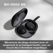 Image : SONY WH-1000XM6 IA Noir Casque