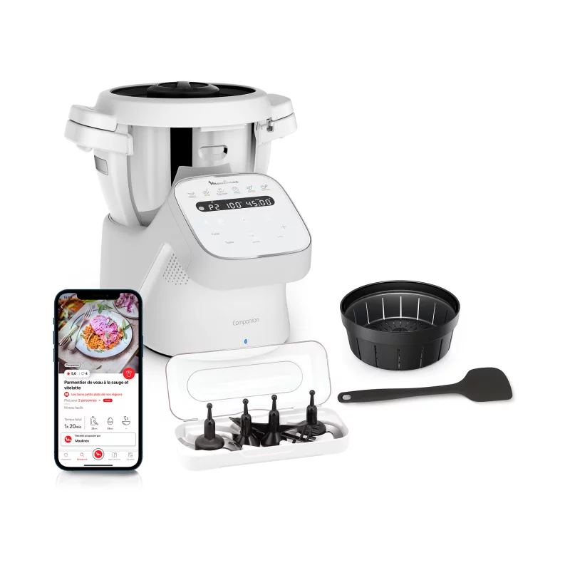 Image : MOULINEX I-Companion Connect HF941AF0 Robot cuiseur