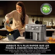 Image : NINJA Foodi Airfryer Dual Zone DZ400EU Friteuse sans huile
