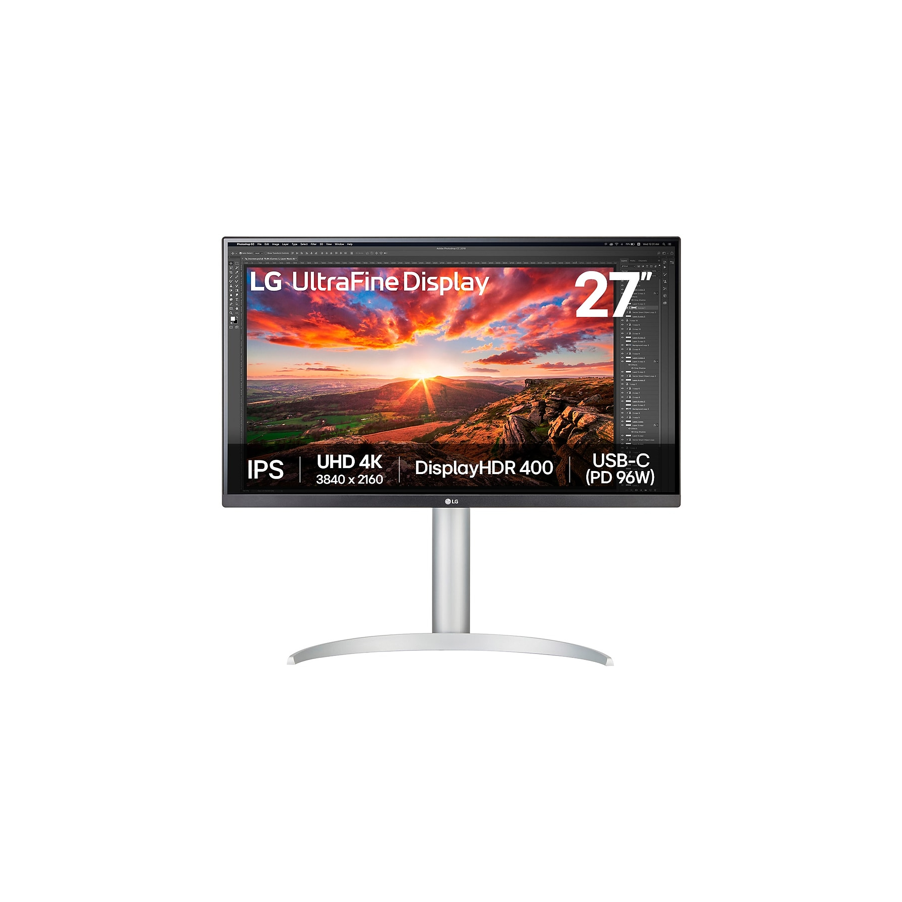 Image : LG 27UP850K-W UltraFine UHD 4K 27'' Ecran PC 4K