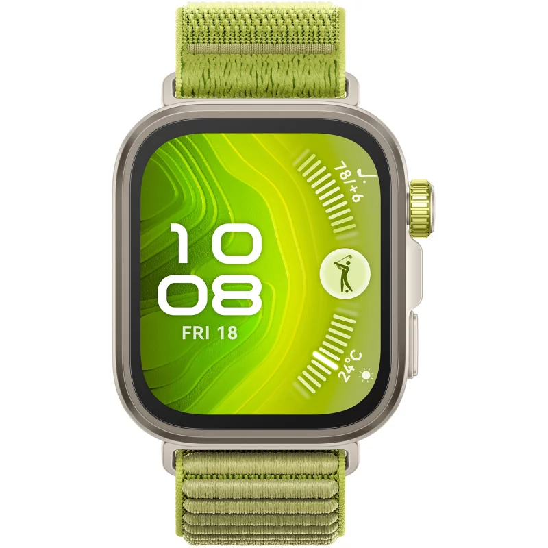 Image : HUAWEI Watch Fit 4 Pro Vert Montre connectée