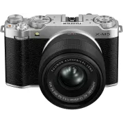 FUJIFILM Kit X-M5 Silver + XC15-45mm Appareil photo Hybride