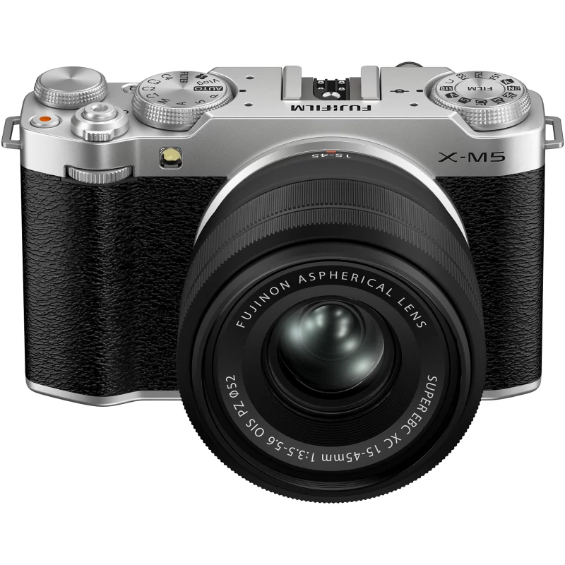 Image : FUJIFILM Kit X-M5 Silver + XC15-45mm Appareil photo Hybride
