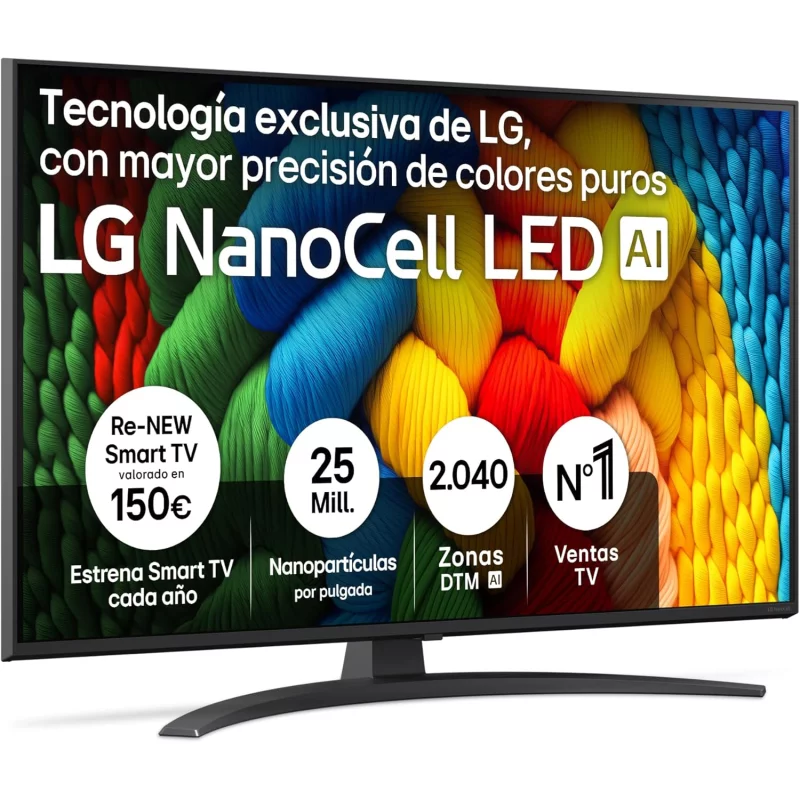 Image : LG 43NANO81A6A 43' TV NanoCell 2025