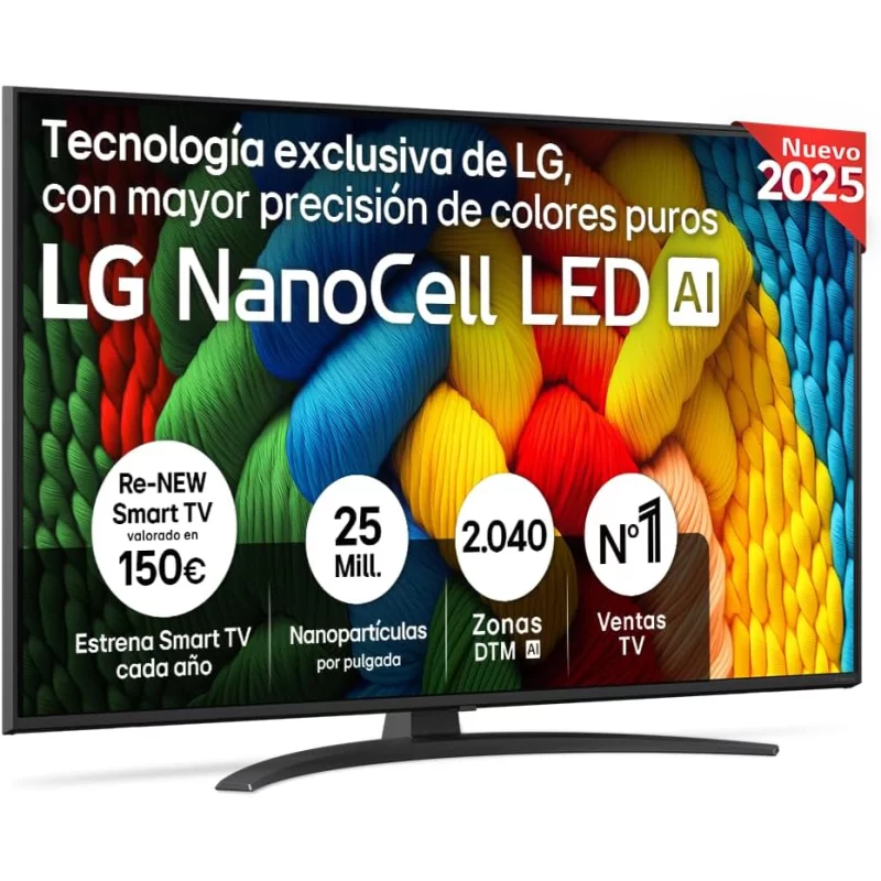 Image : LG 50NANO81A6A TV NanoCell 2025 50'