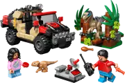Image : LEGO 76972 Le vélociraptor et l'évasion en 4x4 Jurassic World