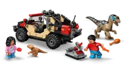 Image : LEGO 76972 Le vélociraptor et l'évasion en 4x4 Jurassic World