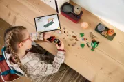 Image : LEGO 76972 Le vélociraptor et l'évasion en 4x4 Jurassic World