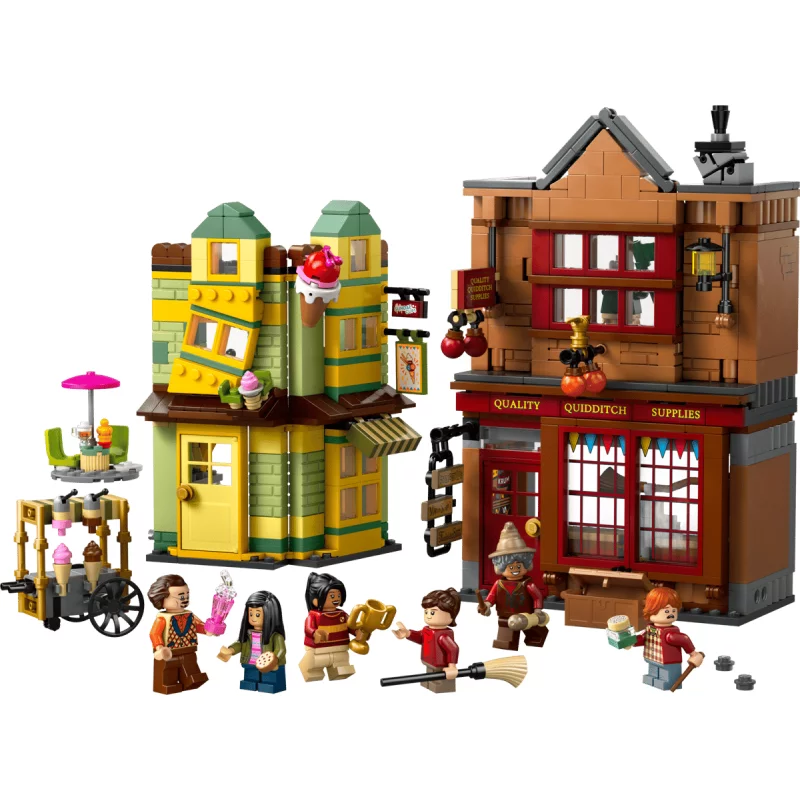 Image : LEGO 76452 Magasin d'accessoires de Quidditch et marchand de glaces Harry Potter