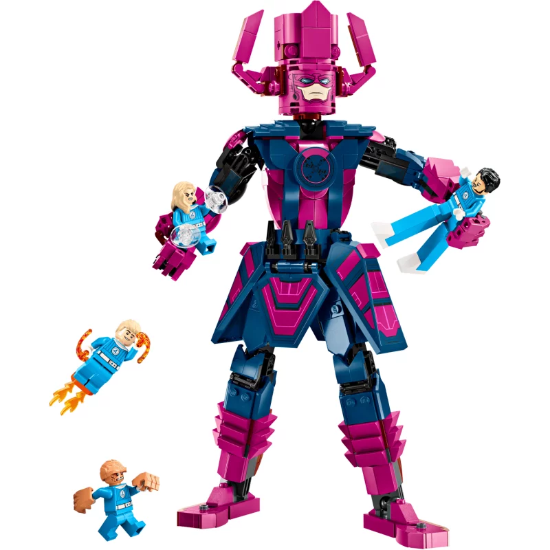 Image : LEGO 76316 Les Quatre Fantastiques contre la figurine de Galactus Marvel