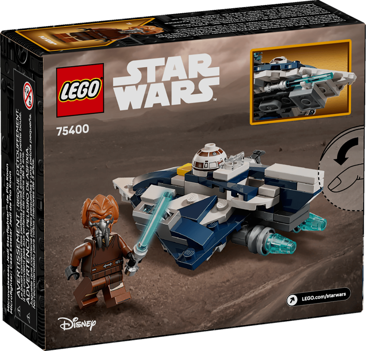 LEGO 75400 Microfighter Chasseur Jedi de Plo Koon promo et prix