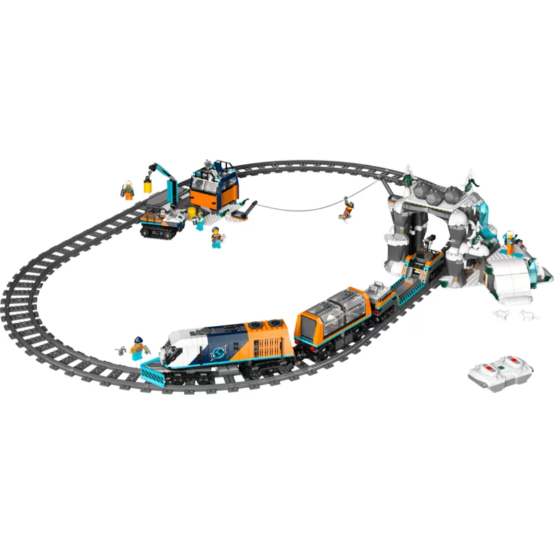 Image : LEGO 60470 Le train express des explorateurs en Arctique City