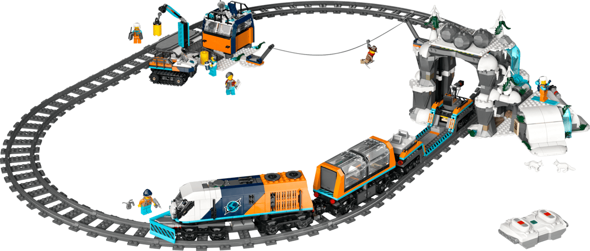 Image : LEGO 60470 Le train express des explorateurs en Arctique City